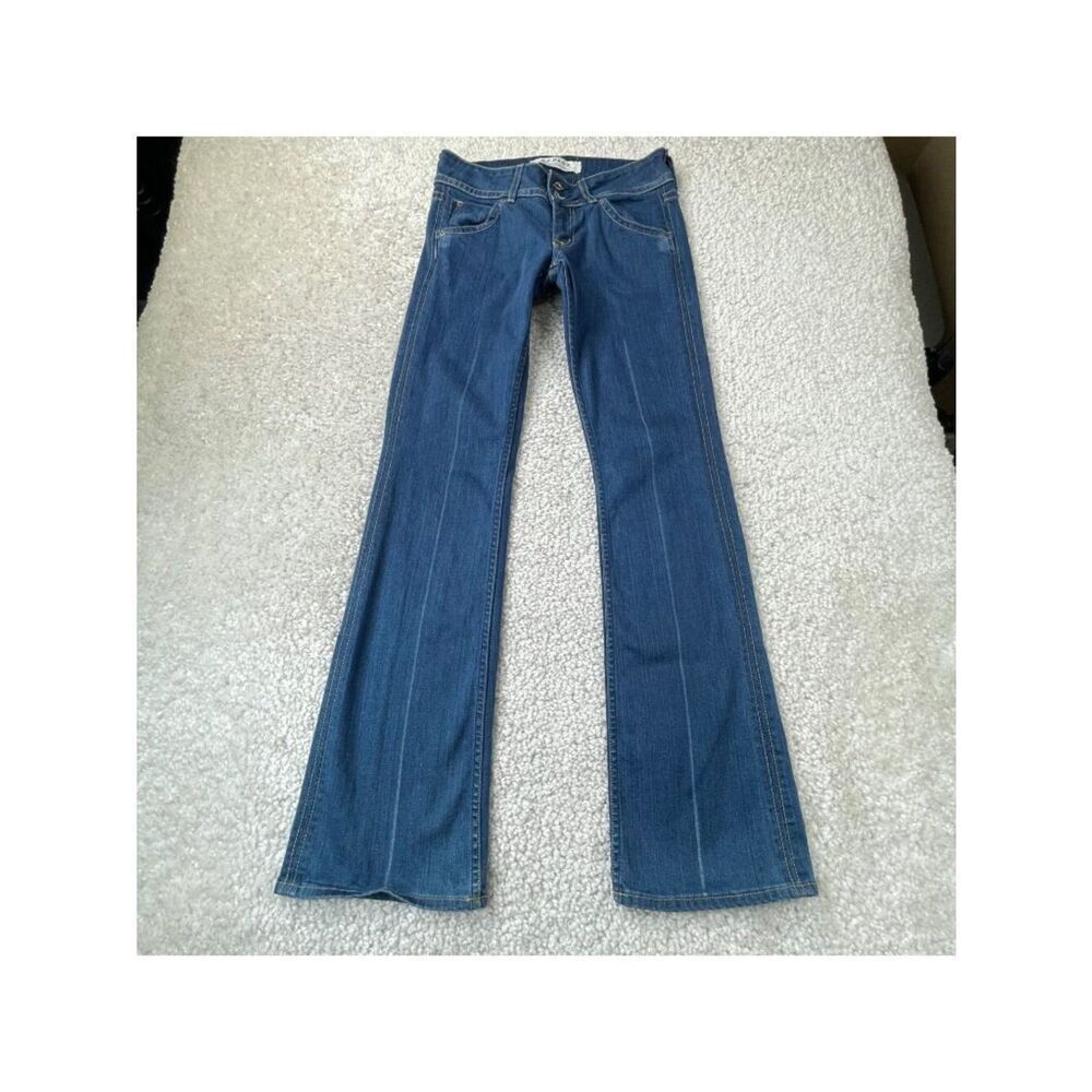 Hudson Signature Boot Cut Low Rise Form Fitting Jean Medium Wash Womens 28x33